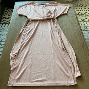Bershka Midi Pink Dress